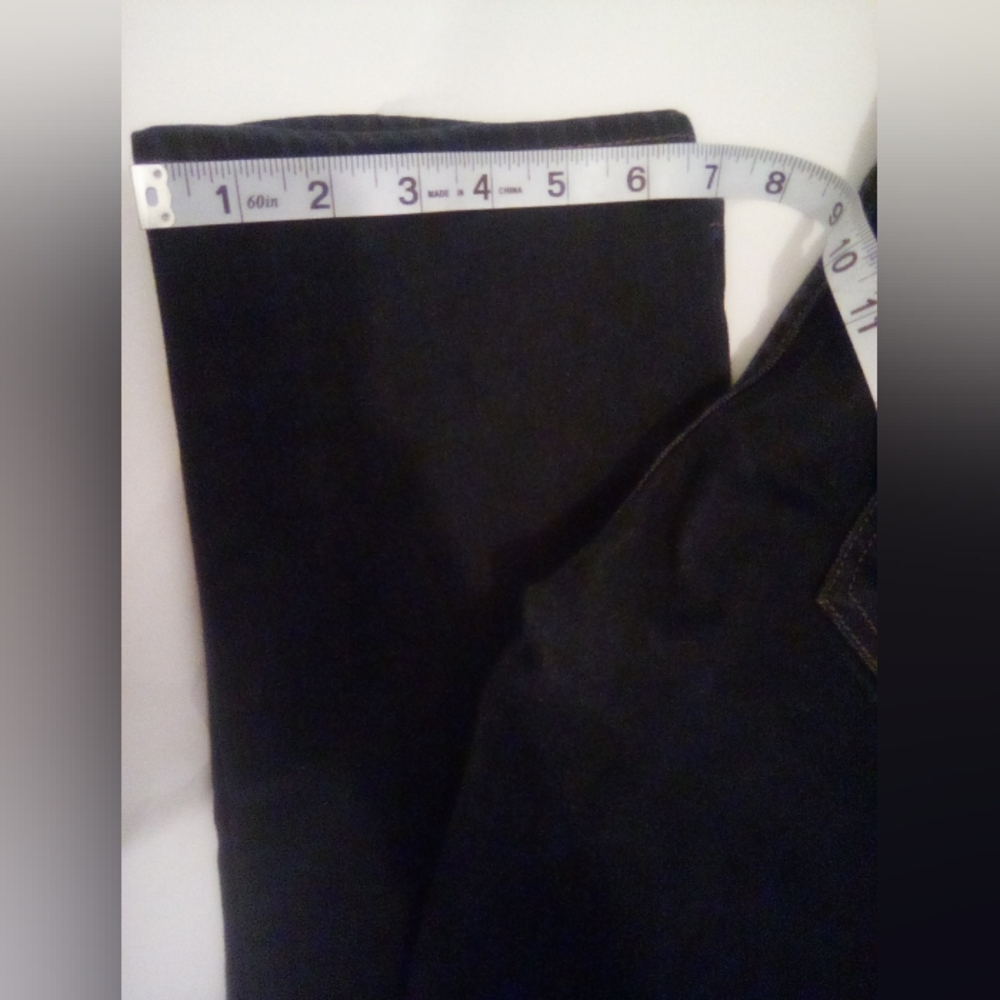 Armani Exchange A/X Straight Jambe Droite Jeans Size 31 99% Cotton Dark Blue - Picture 7 of 12